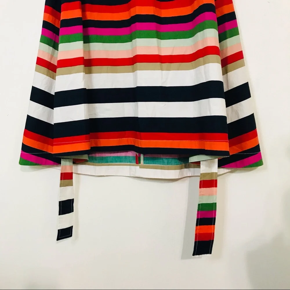 Kate Spade Saturday Striped Trapeze Dress XS